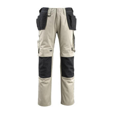 MASCOT® Bremen craftsman trousers, light khaki/black