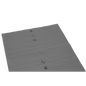 The flat, gray plastic sheet DEISS 14101 (700x1100x0.1 mm) from EMIL DEISS KG (GmbH + Co.) with the three circle symbols and the recycling code "LDPE 4 65" in black color is typically used for packaging or as protective shipping material.