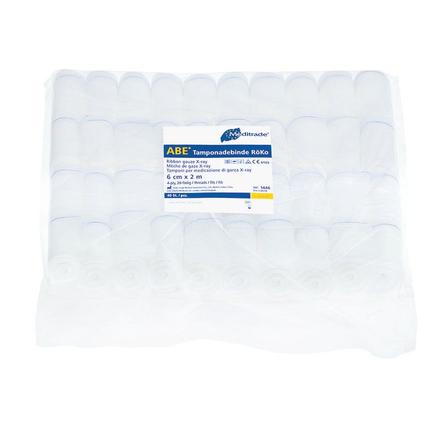 Tamponade bandages, with RöKo