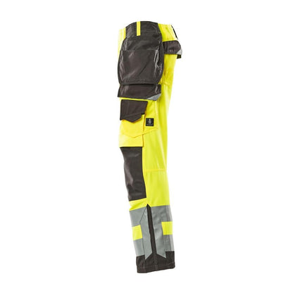 MASCOT® Wigan craftsman trousers, hi-vis yellow/dark anthracite