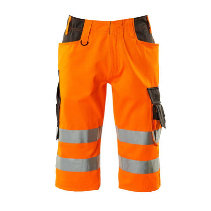 MASCOT® Luton three-quarter length trousers, hi-vis orange/dark anthracite
