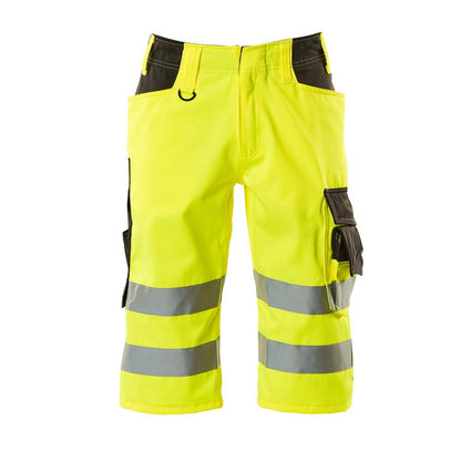 MASCOT® Luton three-quarter length trousers, hi-vis yellow/dark anthracite
