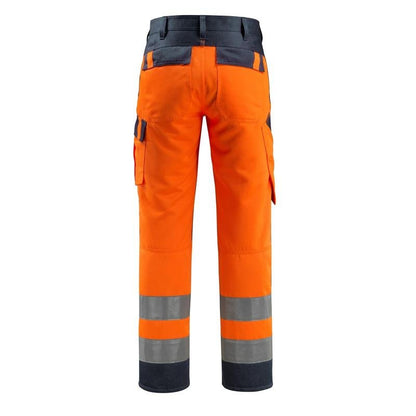 MASCOT® Maitland trousers, hi-vis orange/black-blue