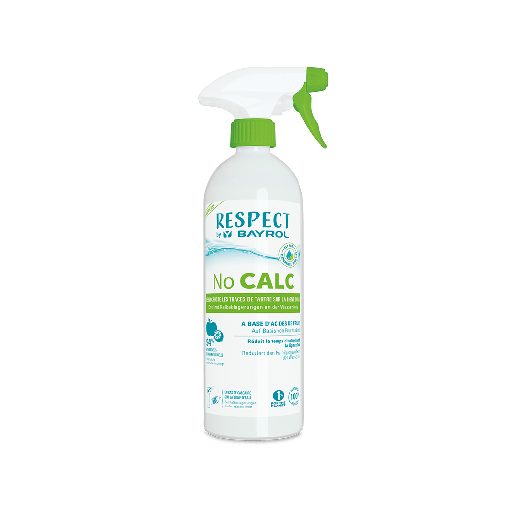 BAYROL No CALC highly effective lime remover against stubborn lime | Spray bottle (1 piece) 