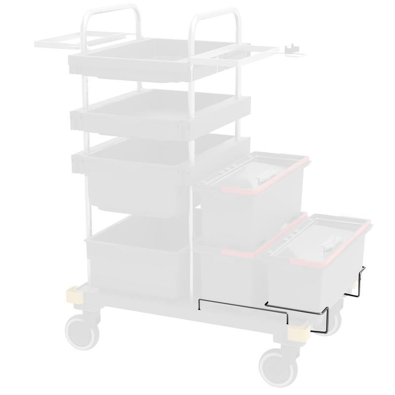VERMOP holder for box 10 L (set) L-plate, 49 x 42 x 13 cm | 1 piece 