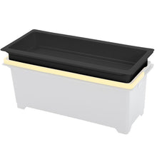 VERMOP preparation box for box 10 l, anthracite, 50 x 22 x 9 cm