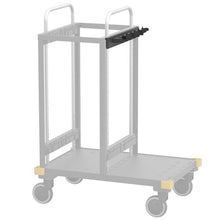 VERMOP cover with hook strip and 3 handle holders, anthracite