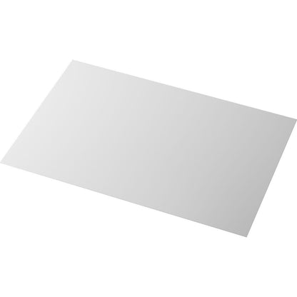 A light grey, smooth, rectangular silicone placemat (30 x 45 cm) from Duni GmbH offers elegant table protection and is presented against a white background.