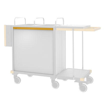 VERMOP back wall “Platinum White”