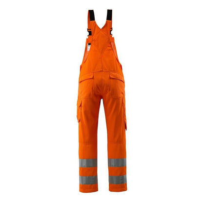 MASCOT® Devonport dungarees, hi-vis orange