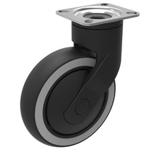 VERMOP swivel castor 125 mm, 16 x 7 x 14 cm