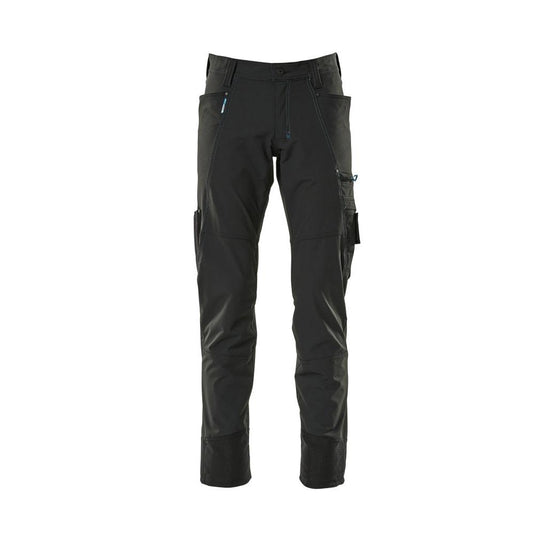 Trousers, ULTIMATE STRETCH, light weight trousers, black