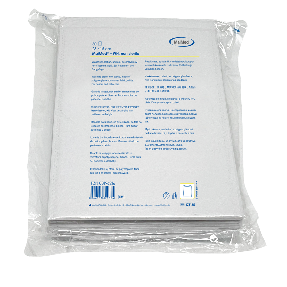 MaiMed washing glove, non-sterile, made of fleece