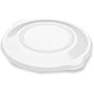 Transparent PP lid Ø289 mm from Duni GmbH, suitable for 176396, 176395, and 176394. Available in a pack of 240 pieces.