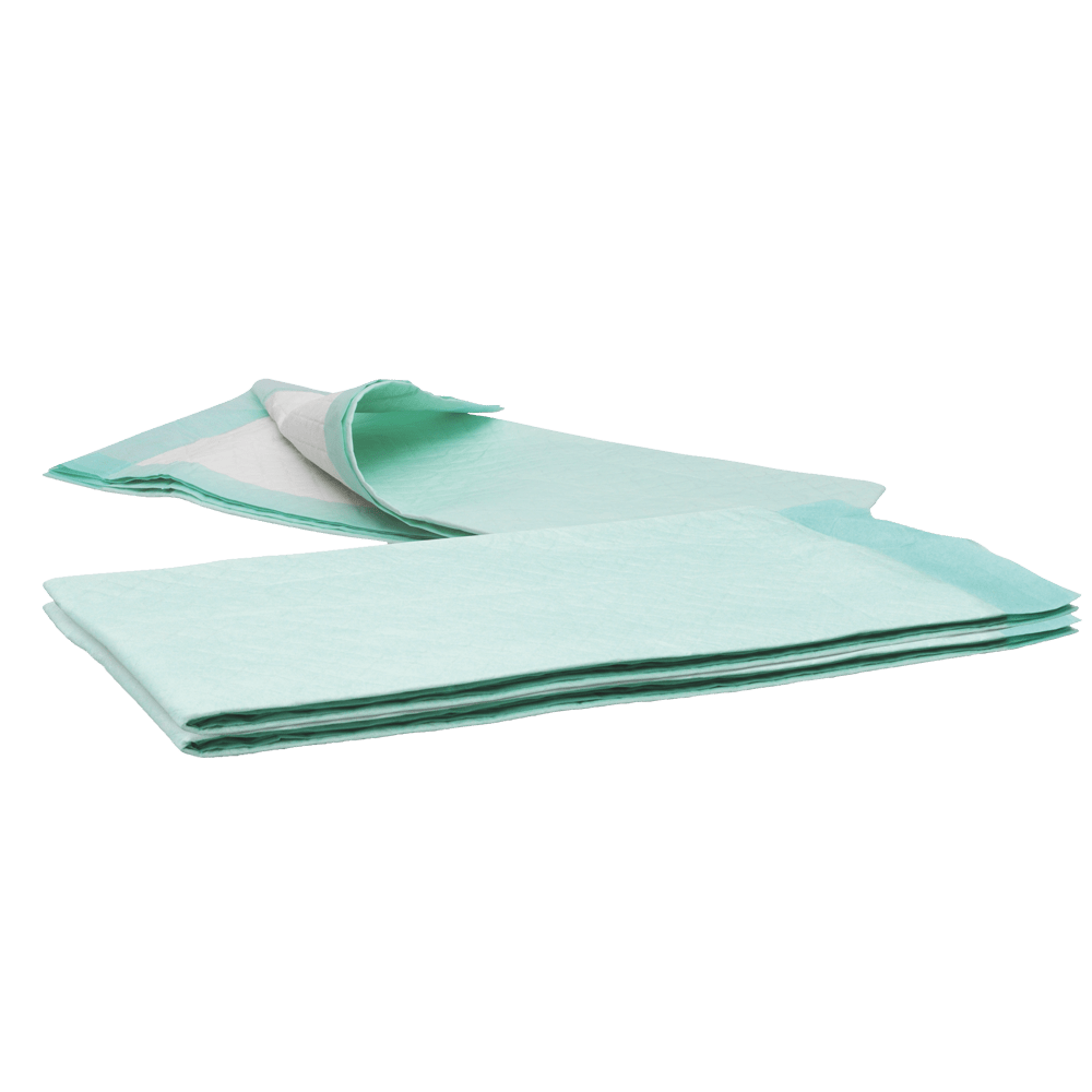 MaiMed medical pad 60x90cm Extra non-sterile Fluff flake pillow 60x90cm 2x25pcs/box green | Box (50 pieces)