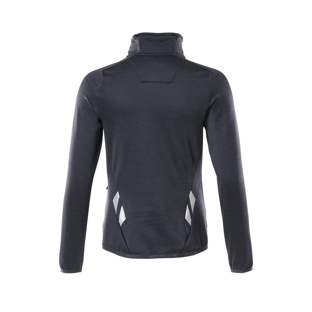 Fleece pullover with zip, women's microfleece jacket