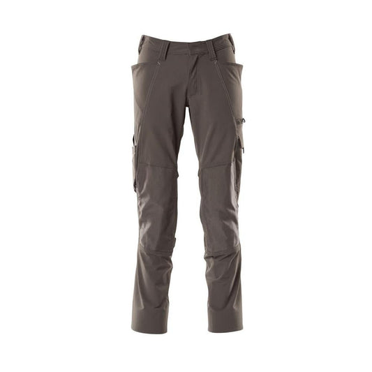 Pants, knee pockets, ULTIMATE STRETCH pants, dark anthracite