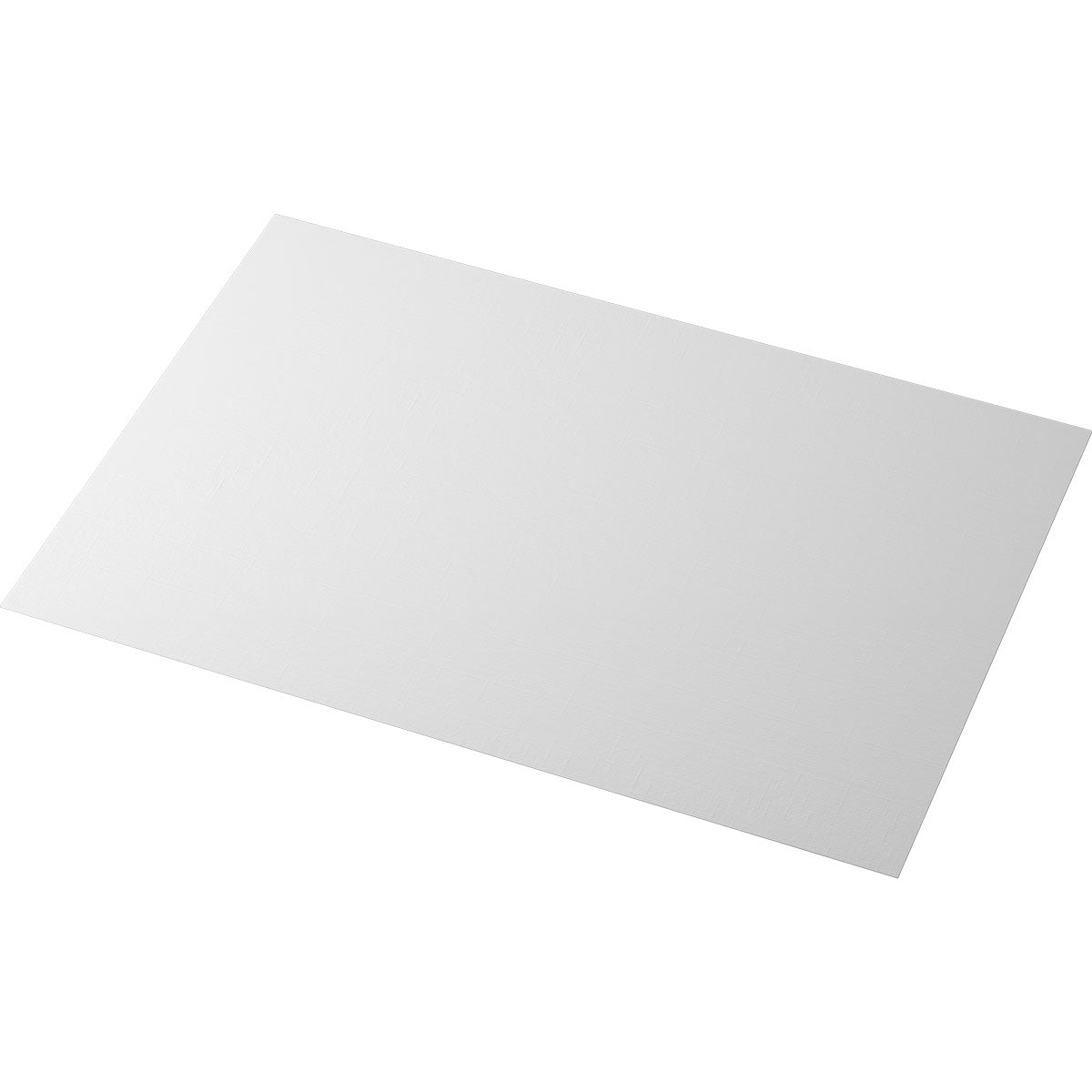 A single white sheet, the same size as the Evolin placemats from Duni GmbH (30 x 43.5 cm), is shown at a slight angle against a solid white background.