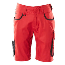 Shorts, light weight shorts, red/black