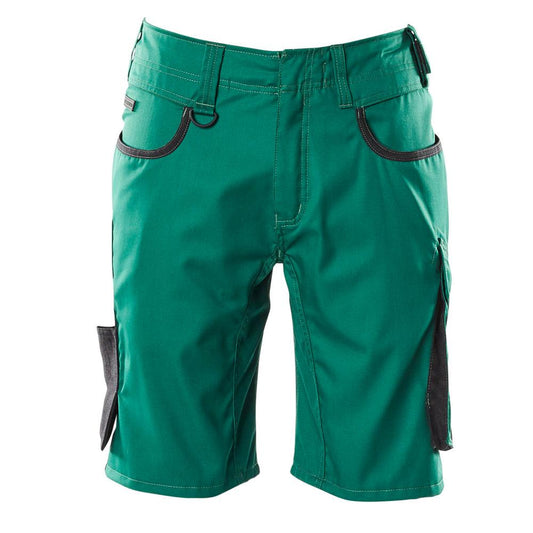 Shorts, light weight shorts, green/black