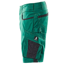 Shorts, light weight shorts, green/black