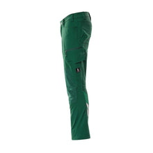 Pants, knee pockets, ULTIMATE STRETCH pants, green