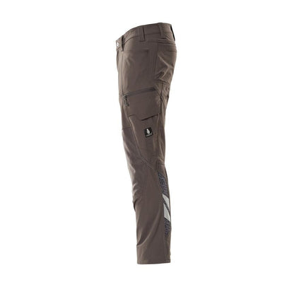 Pants, knee pockets, ULTIMATE STRETCH pants, dark anthracite