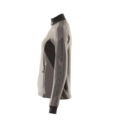 Sweatshirt with zipper, women's sweatshirt with zipper