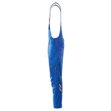 Dungarees, knee pockets, stretch inserts Dungarees, azure blue