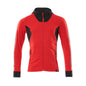 Hooded sweatshirt, modern fit zip-up sweatshirt