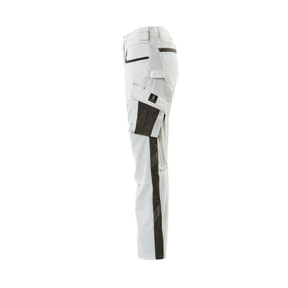 Trousers, women, diamond, two-tone trousers