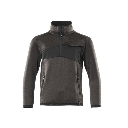 Fleece sweater for children, short zipper sweater for children