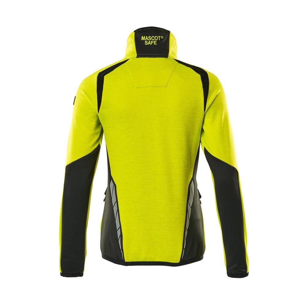 Fleece sweater with short zipper, women's microfleece jacket
