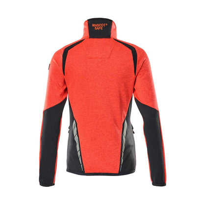 Fleece pullover with zip, women's microfleece jacket