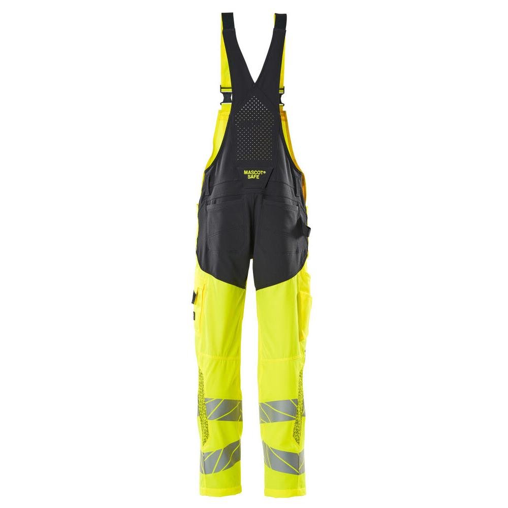 Dungarees, knee pockets, stretch inserts dungarees