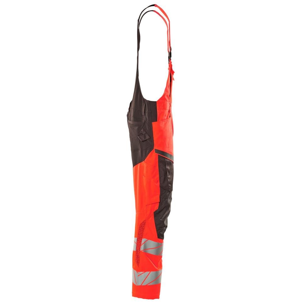 Dungarees, knee pockets, stretch inserts dungarees