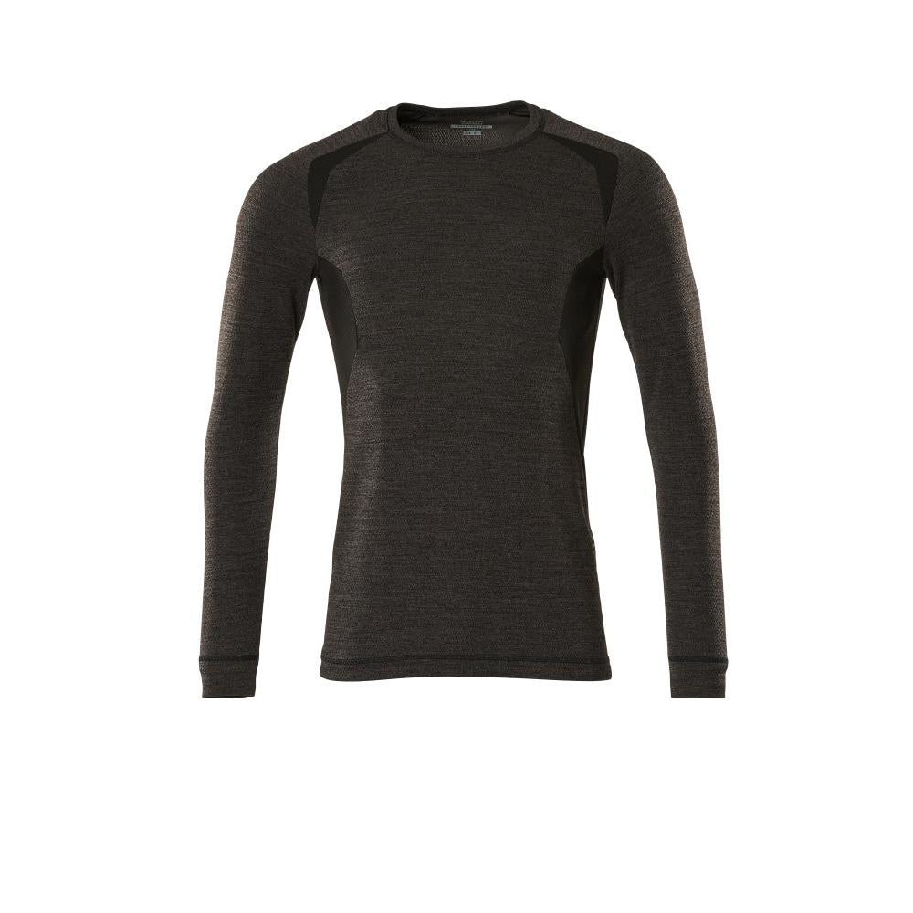 Functional undershirt, light weight functional undershirt, dark anthracite/black