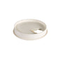 Pictured on a white background is the Duni GmbH carton lid for all 24 cl cups in white, made of disposable paper with a perforated drinking opening - ideal for events; package contains 40 pieces.