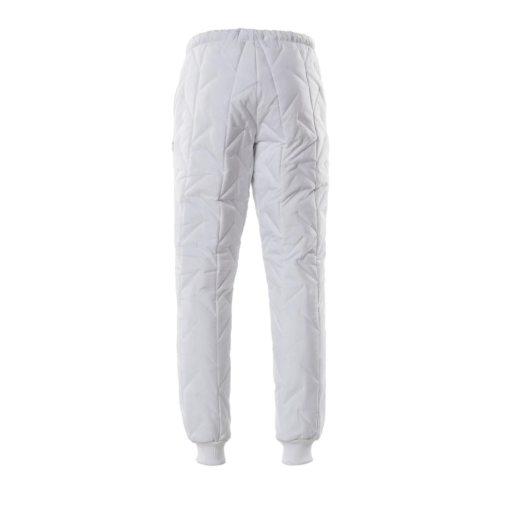 Thermal trousers, water-repellent thermal trousers, white