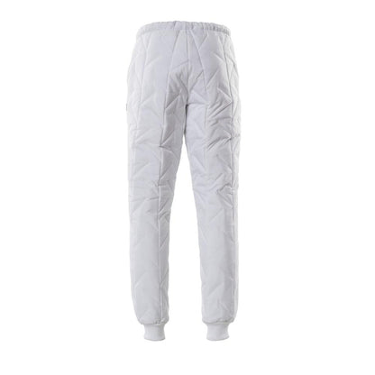 Thermal trousers, water-repellent thermal trousers, white