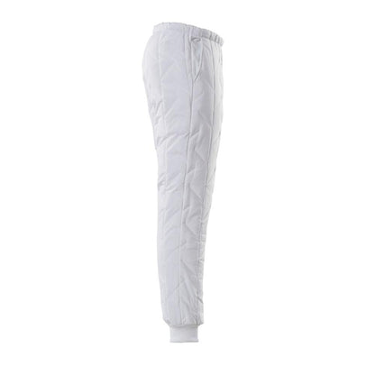 Thermal trousers, water-repellent thermal trousers, white