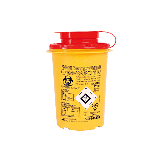 PSB Round Needle Disposal Container, 0.6 Liters
