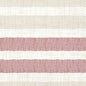 A woven fabric with beige and red stripes, separated by white, creates a rustic look - ideal for table decoration or in combination with high-quality paper napkins like Duni GmbH Zellt.-Serv. 40, 3-ply, 1/4 Rigato, bordeaux (250 napkins per pack).