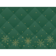 Bringen Sie Eleganz auf Ihren Tisch mit den Duni GmbH Papier-Tischsets 30x40cm Rhombus grün. Mit einem gesteppten Rautenmuster, goldenen Schneeflocken und zarten goldenen Sternen - vor allem am unteren Rand. Die Packung enthält 250 Stück.