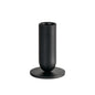 A stylish black metal candle holder (totem design, 5.7x8 cm) from Duni GmbH stands on a white background, making it an elegant table decoration and striking decorative element. The package contains 1 piece.