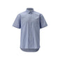 Shirt, short sleeves, modern fit, stretch, light blue