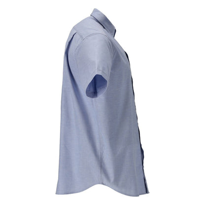 Shirt, classic fit, stretch, light blue