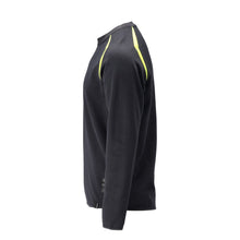 Sweatshirt, modern fit Sweatshirt Multisafe, black blue/hi-vis yellow