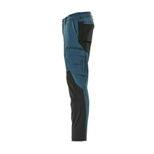 Functional trousers, ULTIMATE STRETCH trousers, dark petroleum/black