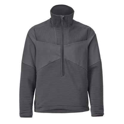 Fleece sweater, short zip, microfleece jacket lining